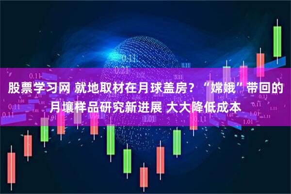 股票学习网 就地取材在月球盖房？“嫦娥”带回的月壤样品研究新进展 大大降低成本